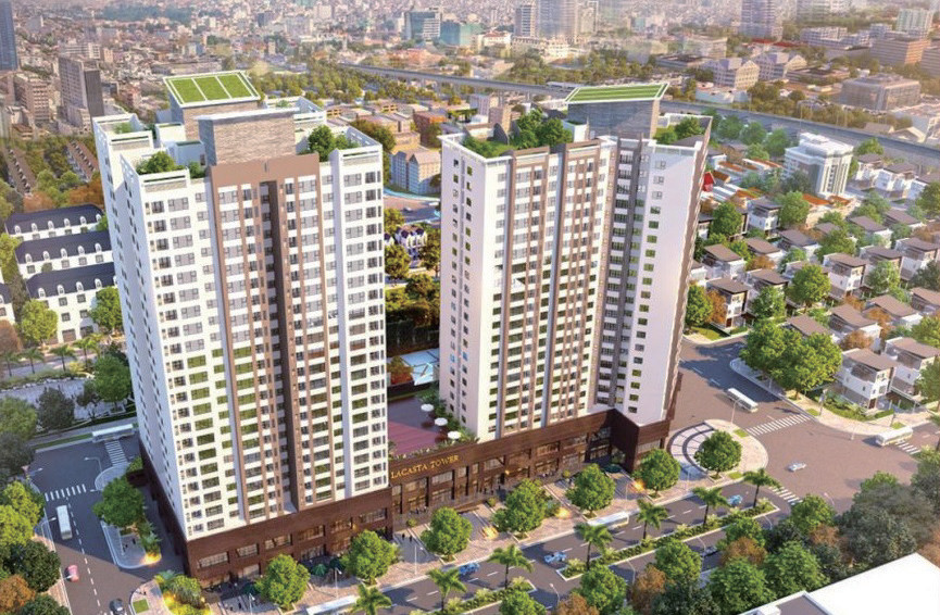 Công ty Bellus cung cấp sàn gỗ cho chung cư cao cấp Lacasta tại Hà Đông