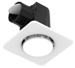 GM-80LED - Bathroom Fan Integrated LED Light Ceiling Mount